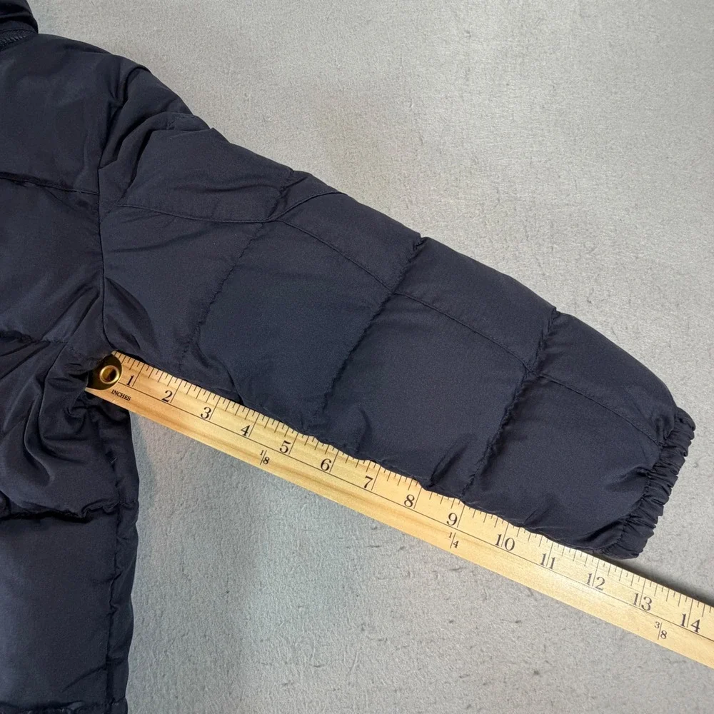 Polo Ralph Lauren Boys 8 Navy Puffer Jacket Red Pony Full Zip Quilted